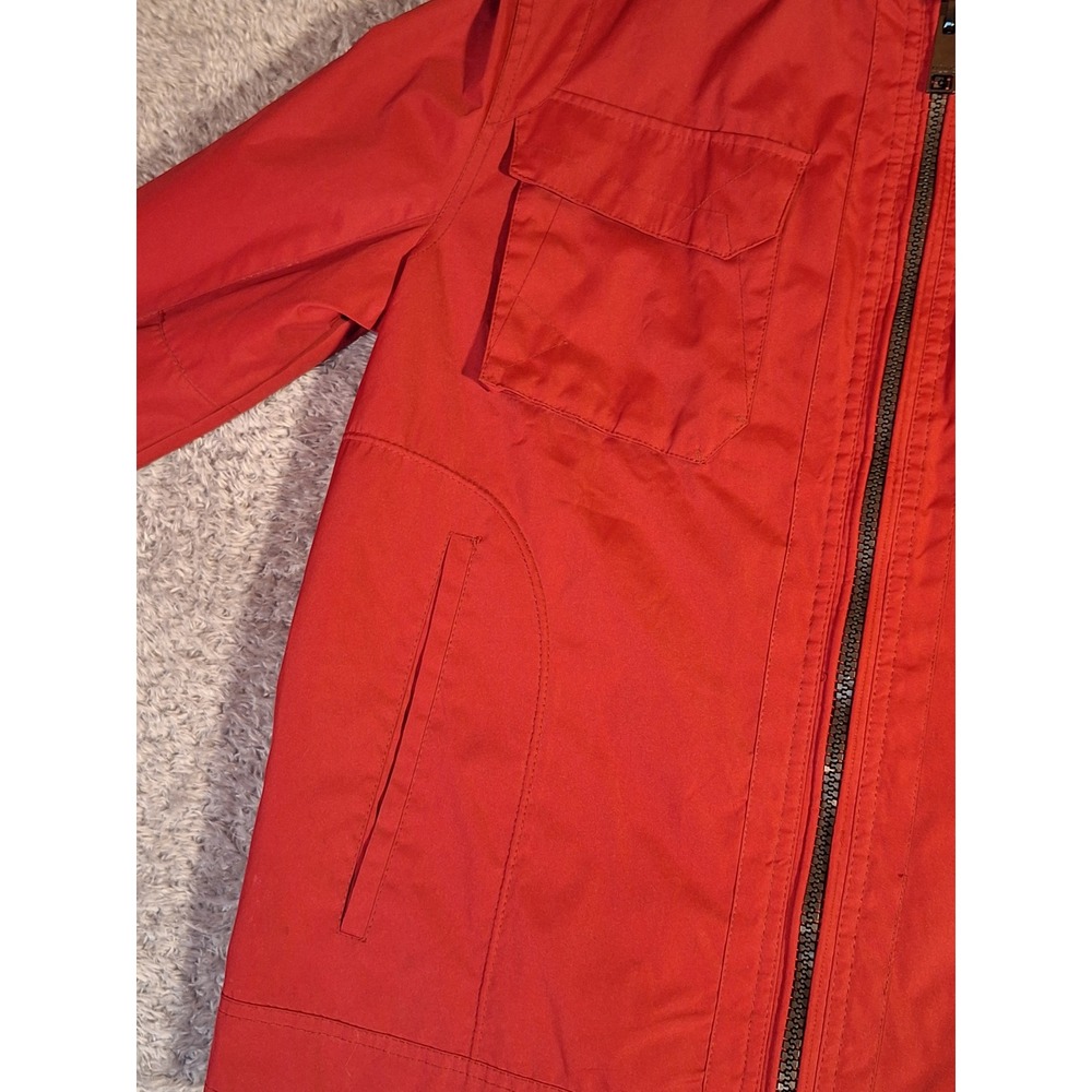 Marc New York Andrew Marc Red Full Zip Snap Field Jacket Mens L Utility Spring - Picture 12 of 15